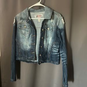 Skull jean jacket